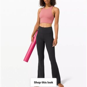 High rise groove pant